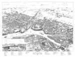 Birds Eye View – City of Ottawa – 1876