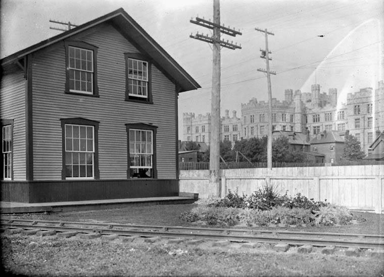 Train station south of Victoria museum 22 Sept 1910 - photo by James Ballantyne